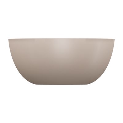 Omnires Shell M+ umywalka 35x35 cm okrągła nablatowa dune beige mat  SHELL350UNDB