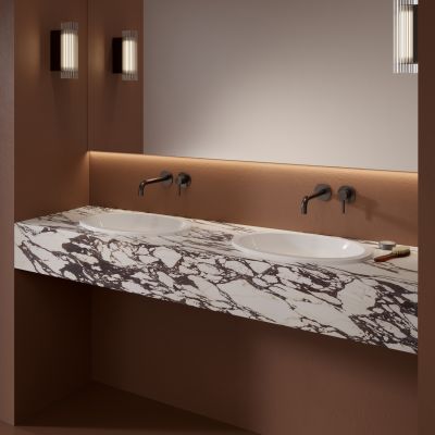 Omnires Shell M+ umywalka 48x31 cm owalna podblatowa biały połysk SHELL480UPBP