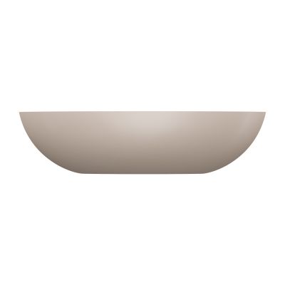 Omnires Shell M+ umywalka 50x32 cm owalna nablatowa dune beige mat SHELL500UNDB