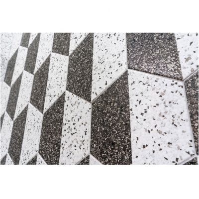 Oset Onil płytka ścienno-podłogowa 24x20 cm biała-czarna-szara-mix kolorów