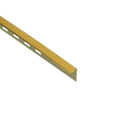 Profil Decor listwa do glazury 1x270 cm L-kształtna stal nierdzewna szczotkowana złoty mat