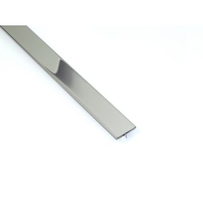 Profil Decor listwa do glazury 2x270 cm T-kształtna stal nierdzewna srebrny poler