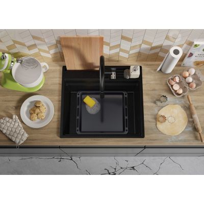 Primagran Oslo zlewozmywak granitowy 60 Pocket Multilevel O_OOCKC-001