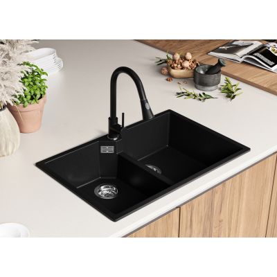 Primagran Madryt zlewozmywak granitowy XL 80 Twin O_ORTKC-001