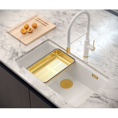 Quadron nakładka na odpływ złoty nano PVD M1113-PVDG_OP