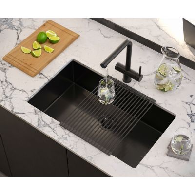 Quadron Ellen bateria kuchenna do filtra wody stojąca czarna pure carbon 3673512_BLM