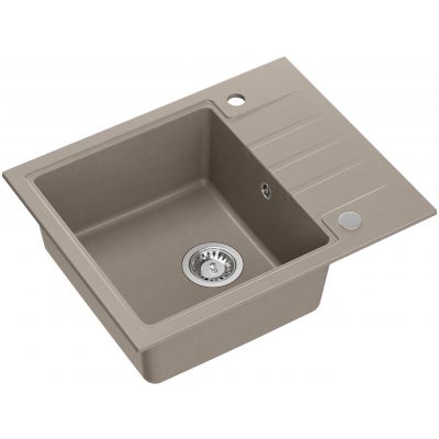 Quadron Peter 116 zlewozmywak GraniteQ 62x50 cm beżowy soft taupe HCQP6250ST
