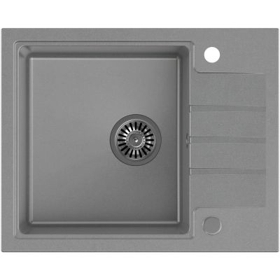 Quadron Peter zlewozmywak z baterią szary/stal HCQP6250SZK_3922505BSGR