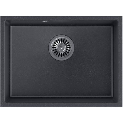 Quadron Alec 50 zlewozmywak 53,5x40 cm GraniteQ black dotted HQA5340CZK