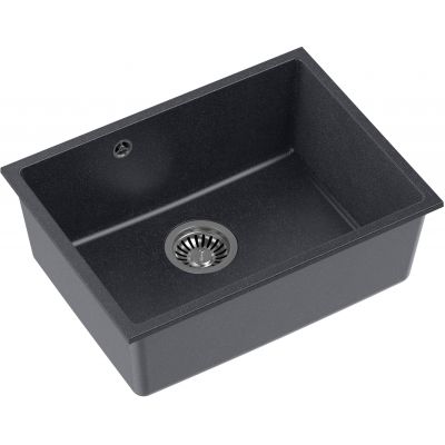 Quadron Alec 50 zlewozmywak 53,5x40 cm GraniteQ black dotted HQA5340CZK