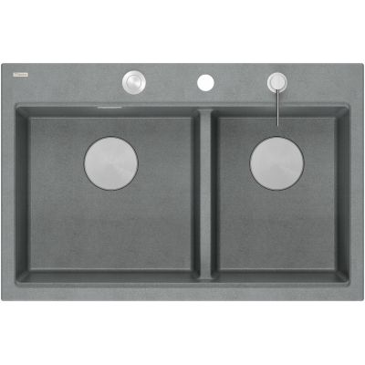 Quadron Marc 120 zlewozmywak GraniteQ 76x50 cm szary HQC7650U5_BS