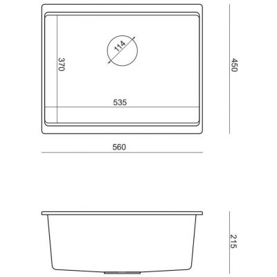 Quadron Logan 100 zlewozmywak GraniteQ 56x45 cm beż/elementy złote HQJ6045U2_PVDG1_U