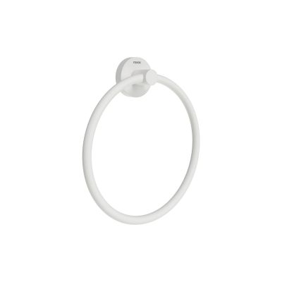 Ravak Kona wieszak na ręcznik okrągły biały mat X07P1314