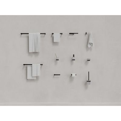 Ravak Fold wieszak na ręcznik czarny mat X07P1358