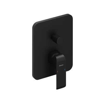 Ravak Flat bateria prysznicowa podtynkowa czarna X070179