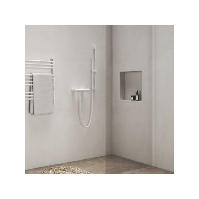 Ravak Espirit bateria prysznicowa ścienna biały mat X070243