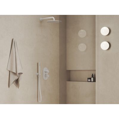 Ravak Espirit bateria wannowo-prysznicowa podtynkowa z termostatem biały mat X070249