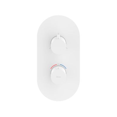 Ravak Espirit bateria wannowo-prysznicowa podtynkowa z termostatem biały mat X070252