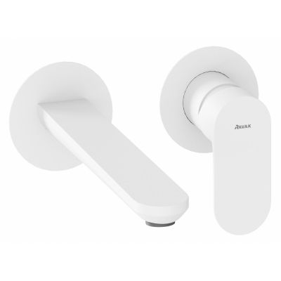 Ravak Eleganta bateria umywalkowa podtynkowa biały mat X070255