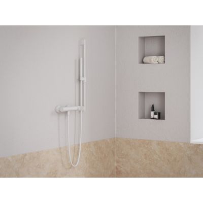 Ravak Eleganta bateria prysznicowa ścienna biały mat X070257