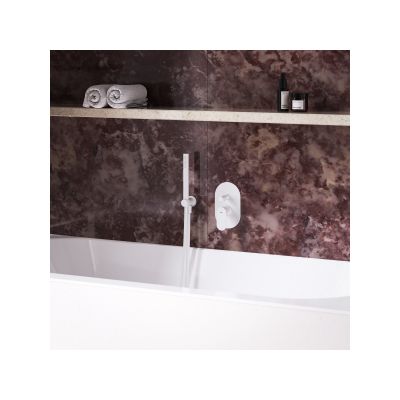 Ravak Eleganta bateria wannowo-prysznicowa podtynkowa biały mat X070261