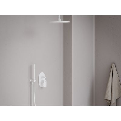 Ravak Eleganta bateria wannowo-prysznicowa podtynkowa biały mat X070261