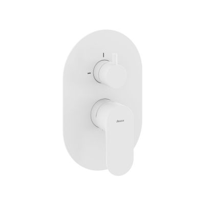 Ravak Eleganta bateria wannowo-prysznicowa podtynkowa biała X070264