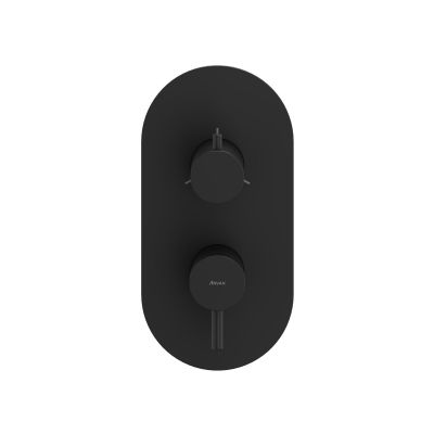 Ravak Espirit bateria wannowo-prysznicowa podtynkowa czarny mat X070283