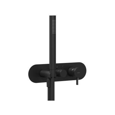 Ravak Espirit bateria wannowo-prysznicowa podtynkowa czarny mat X070287