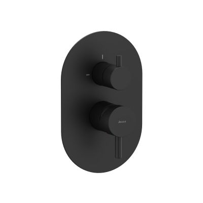 Ravak Espirit bateria wannowo-prysznicowa podtynkowa czarny mat X070288