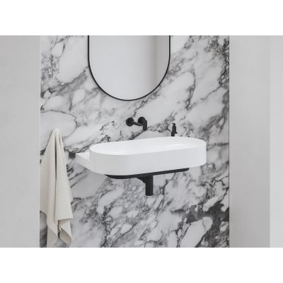 Ravak Eleganta bateria umywalkowa podtynkowa czarny mat X070292