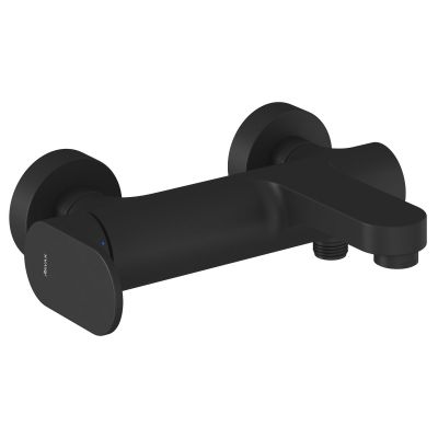 Ravak Eleganta bateria wannowo-prysznicowa ścienna czarny mat X070293