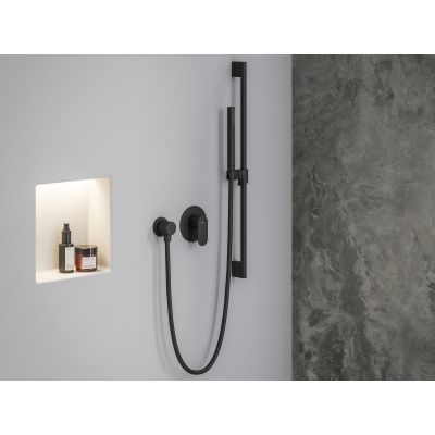 Ravak Eleganta bateria prysznicowa podtynkowa czarny mat X070299