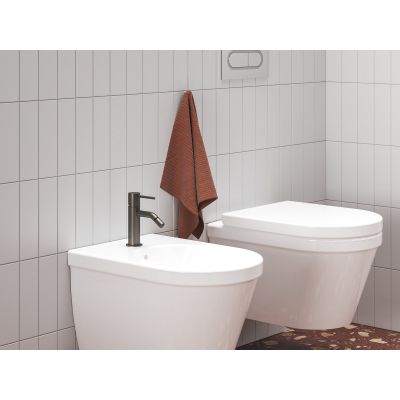 Ravak Espirit bateria bidetowa stojąca grafit szczotkowany X070318