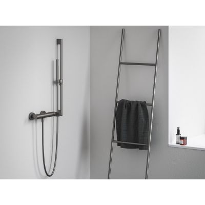 Ravak Eleganta bateria prysznicowa ścienna grafit szczotkowany X070331