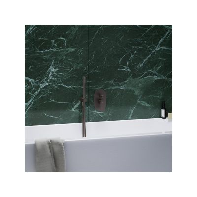 Ravak Eleganta bateria wannowo-prysznicowa podtynkowa grafit szczotkowany X070335