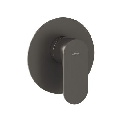 Ravak Eleganta bateria prysznicowa podtynkowa grafit szczotkowany X070336