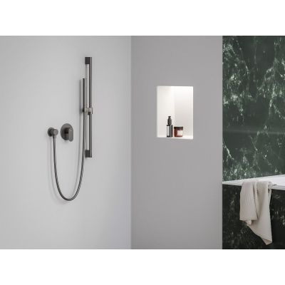 Ravak Eleganta bateria prysznicowa podtynkowa grafit szczotkowany X070336