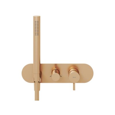 Ravak Espirit bateria wannowo-prysznicowa podtynkowa złota X070356