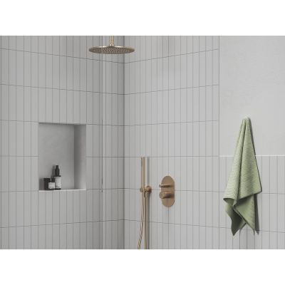 Ravak Espirit bateria wannowo-prysznicowa podtynkowa ES 061.60RGB różowe złoto X070358