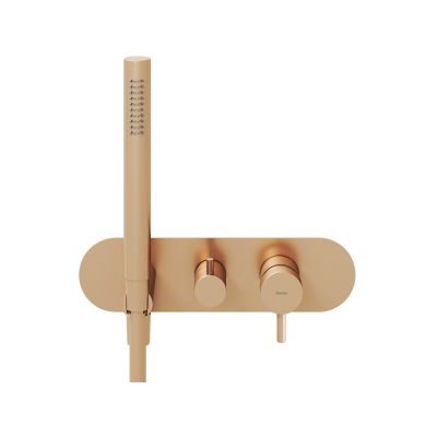 Ravak Espirit bateria wannowo-prysznicowa podtynkowa różowe złoto szczotkowane X070361