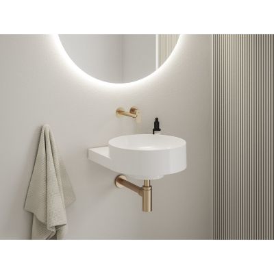 Ravak Eleganta bateria umywalkowa podtynkowa różowe złoto X070366