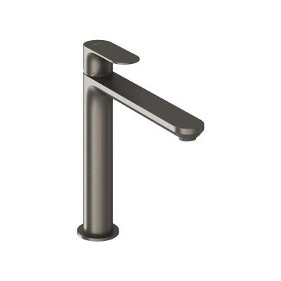 Ravak Eleganta bateria umywalkowa stojąca grafit szczotkowany X070386