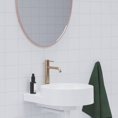 Ravak Espirit bateria umywalkowa stojąca BeCool złoto szczotkowane X070403