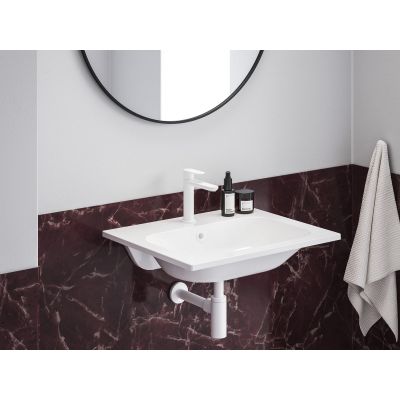 Ravak Eleganta bateria umywalkowa stojąca BeCool biały mat X070410