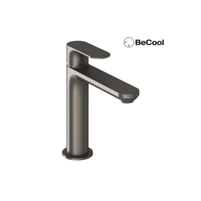 Ravak Eleganta bateria umywalkowa stojąca BeCool grafit szczotkowany X070412