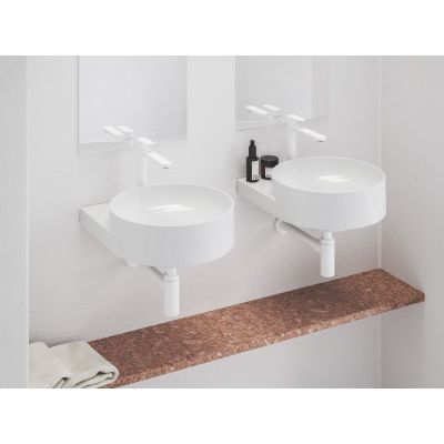 Ravak Eleganta bateria umywalkowa stojąca BeCool biały mat X070415