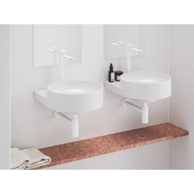 Ravak Eleganta bateria umywalkowa stojąca BeCool biały mat X070420