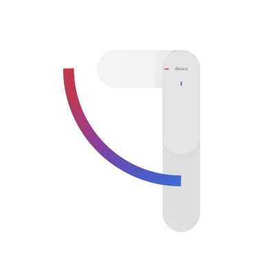 Ravak Eleganta bateria umywalkowa stojąca BeCool biały mat X070420