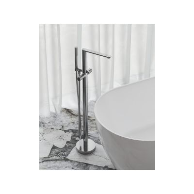 Ravak Chrome II bateria wannowo-prysznicowa wolnostojąca chrom X070456